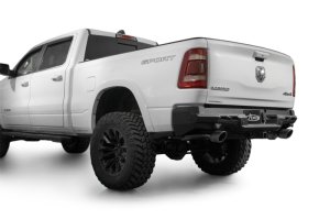 RAM 1500 Bumper - Rear - Addictive Desert Designs - Black Label - Hammer Black - `19-`24